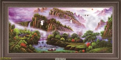 File PSD File tranh thủy mặc TM214 (gốc) cho in quảng cáo