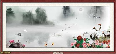 Tải file File tranh thủy mặc TM219 (ảnh gốc) in gạch men