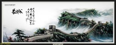 File gốc File tranh thủy mặc TM281 (in lụa) họa tiết 3D