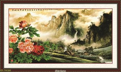 Tải file gốc File tranh thủy mặc TM300 (bản PSD) đầy đủ layer