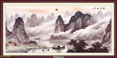 Tải file File tranh thủy mặc TM309 (gốc) in trên mọi chất liệu