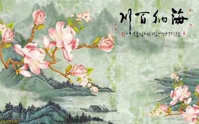 File tranh File tranh thủy mặc TM330 (gốc) in vải canvas