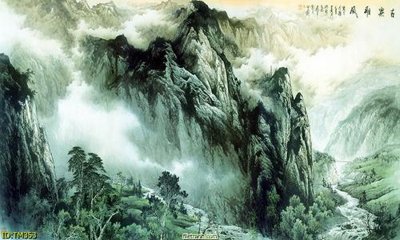 Tải file File tranh thủy mặc TM353 (gốc) chủ đề hoa sen