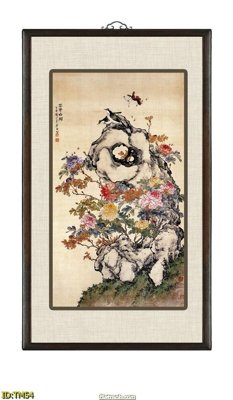 File tranh File tranh thủy mặc TM54 (file gốc) chuẩn màu in