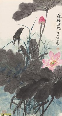 File tranh File tranh thủy mặc TM550 (gốc) chủ đề trẻ em