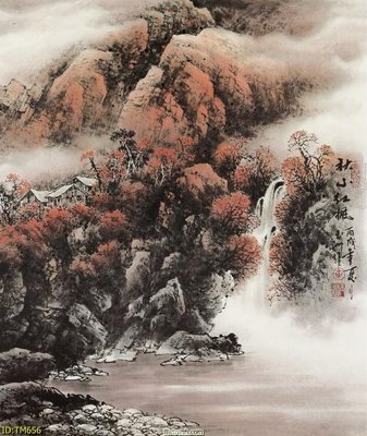Mua file tranh gốc File tranh thủy mặc TM656 tại Filetranh.com