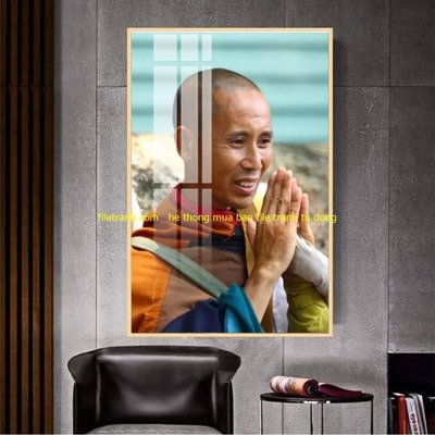 File tranh File tranh thầy thích minh tuệ TMT103 (bản gốc) treo tường