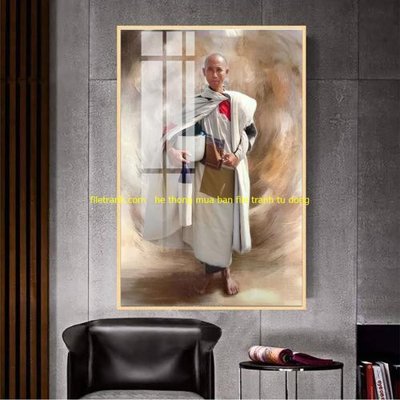 File gốc File tranh thầy thích minh tuệ TMT108 (thiết kế) cho in ấn