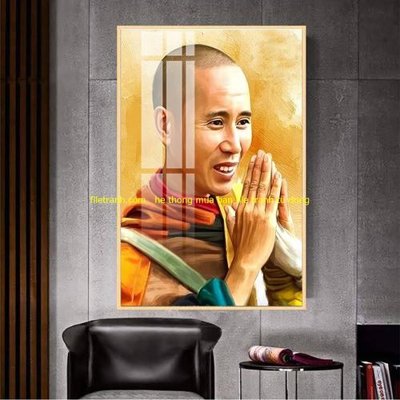 File tranh File tranh thầy thích minh tuệ TMT110 (bản gốc) in lụa 3D