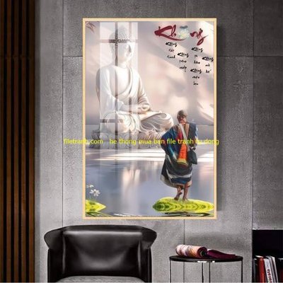 File in trần File tranh thầy thích minh tuệ TMT119 (bản gốc) trời sao