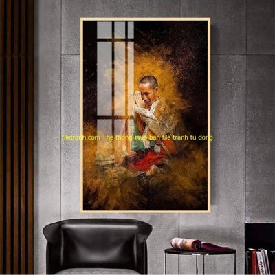 File ảnh File tranh thầy thích minh tuệ TMT124 (gốc) in PP, decal