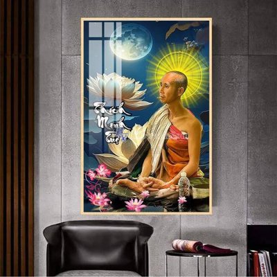 File in mica File tranh thầy thích minh tuệ TMT43 (bản gốc) siêu trong