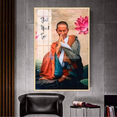 File ảnh File tranh thầy thích minh tuệ TMT49 (gốc) in Hiflex