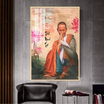 File gốc File tranh thầy thích minh tuệ TMT52 (chủ đề hiện đại) trang trí