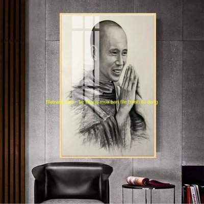 File tranh File tranh thầy thích minh tuệ TMT81 (gốc) chủ đề thành phố