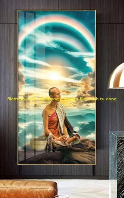 Tải xuống file tranh gốc File tranh thầy thích minh tuệ TMT93 (PSD/TIFF)