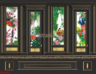 Ảnh gốc Tranh phào chỉ TPC1004 (nét căng) in mica