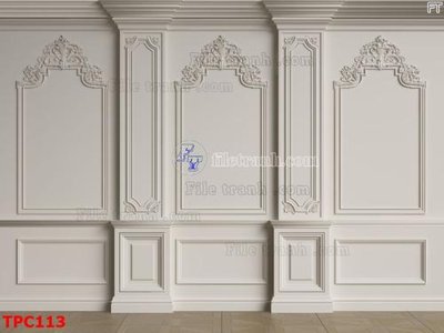 File gốc Tranh phào chỉ TPC113 (dành cho trang trí nội thất)