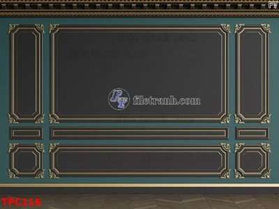File PSD Tranh phào chỉ TPC116 (chất lượng in ấn)