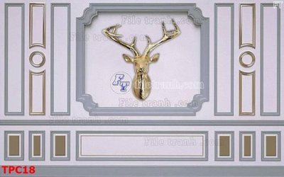 File in trần Tranh phào chỉ TPC18 (bản gốc) đại dương