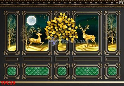 File gốc Tranh phào chỉ TPC29 (in mica) cắt laser