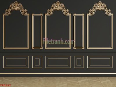 File PSD Tranh phào chỉ TPC537 (gốc) cho designer