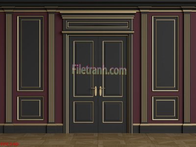 File tranh Tranh phào chỉ TPC540 (gốc) chủ đề động vật