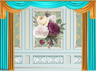 Tệp tin gốc Tranh phào chỉ TPC549 (dùng cho in ấn) chuyên nghiệp