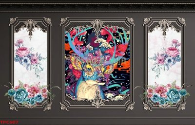 Tải file Tranh phào chỉ TPC607 (ảnh gốc) in tráng gương