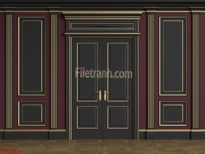 File tranh Tranh phào chỉ TPC611 (bản gốc) treo phòng ăn