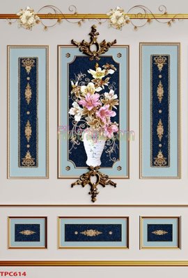 File tranh Tranh phào chỉ TPC614 (bản gốc) trang trí văn phòng