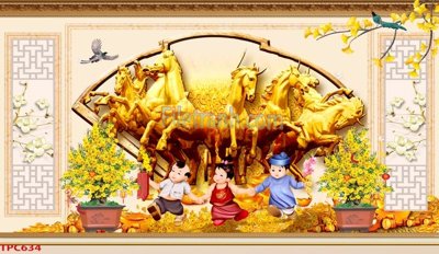 File ảnh Tranh phào chỉ TPC634 (gốc) in biển hiệu