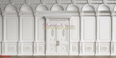 Tải file gốc Tranh phào chỉ TPC656 (in bạt) quảng cáo