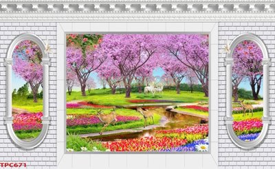 File gốc Tranh phào chỉ TPC671 (ảnh chi tiết) để in lụa