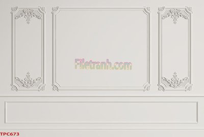 File gốc Tranh phào chỉ TPC673 (PNG) không nền chất lượng