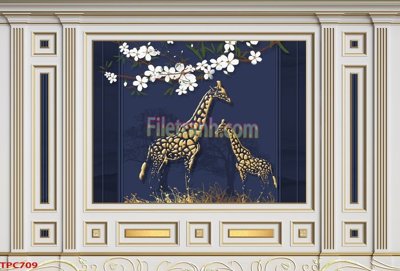 File tranh quảng cáo Tranh phào chỉ TPC709 (file gốc) chuyên nghiệp