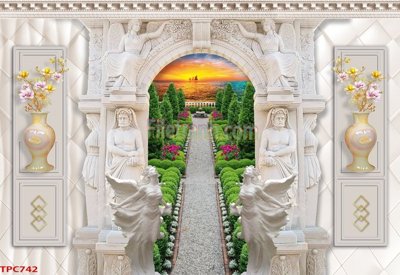 Chi tiết file ảnh Tranh phào chỉ TPC742 sắc nét