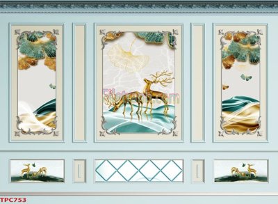 File tranh Tranh phào chỉ TPC753 (gốc) chủ đề trừu tượng