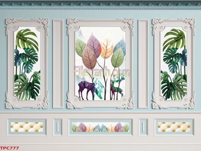 File tranh trang trí Tranh phào chỉ TPC777 (file gốc)