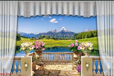 File PSD Tranh phào chỉ TPC779 (gốc) nhiều lớp (multi-layer)