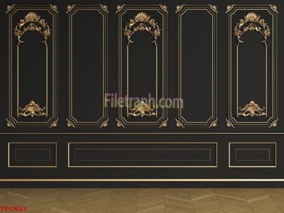 File tranh gốc Tranh phào chỉ TPC823 (bản đẹp) độc quyền