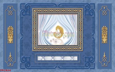 File ảnh gốc Tranh phào chỉ TPC824 không vỡ nét