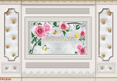 File tranh Tranh phào chỉ TPC850 (gốc) chủ đề động vật