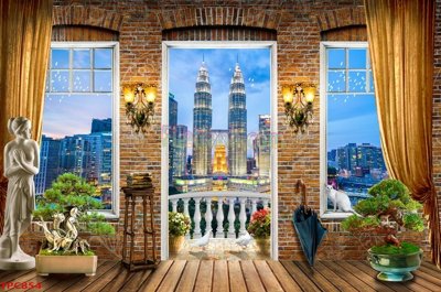 File gốc Tranh phào chỉ TPC854 (in 3D) cho trang trí