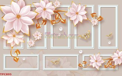 File PSD Tranh phào chỉ TPC895 (gốc) tách lớp chi tiết