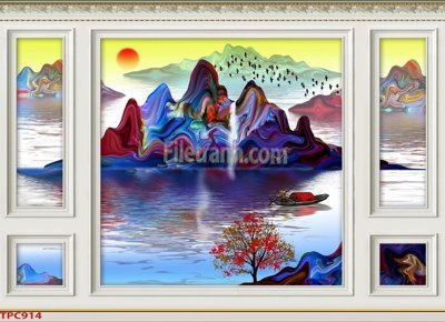 Tải file gốc Tranh phào chỉ TPC914 (in khổ lớn) không vỡ