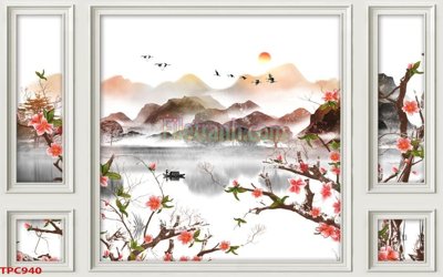 File gốc Tranh phào chỉ TPC940 (PNG) không nền chất lượng