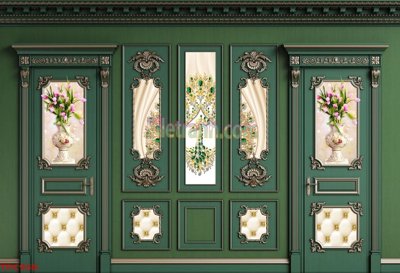 Tải file Tranh phào chỉ TPC950 (gốc) chủ đề hoa sen