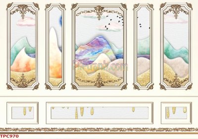 File ảnh gốc Tranh phào chỉ TPC970 (chuyên in mica)