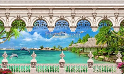 File PSD Tranh phào chỉ TPC973 (bản gốc) cho nhà in